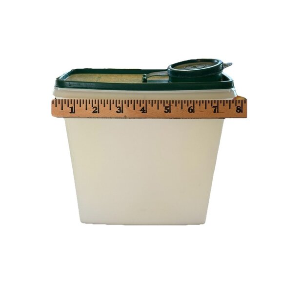 Vintage Tupperware Cereal Keeper Green Lid - Picture 5 of 5